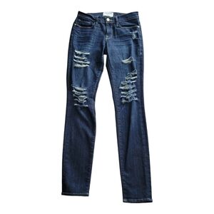 Frame Le Skinny de Jeanne Indiana Square distressed jeans size 26